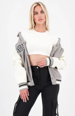 TWILL MONO JACKET | Grijs