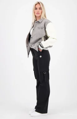 TWILL MONO JACKET | Grijs